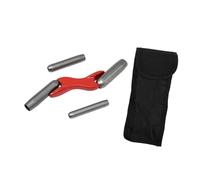 Brick Jointer Trowel 1/2", 5/8", 3/4", 7/8" Wall Trimming Tool for Construction Workers and Masonry Work- Red