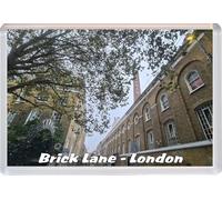 Brick Lane - London - 96 x 67mm Jumbo Fridge Magnet/Magnets BBSFHM747