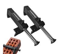 Brick Line Clips - Engineering PP + Stainless Steel Adjustable Liner Clamps 9-12cm | Durable Brick Laying Tools with Spring Clamp, Construction Alignment Accessories for Builders