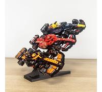 Brick Nest Shelf Display Riser - Compatible with Lego Formula One Speed Champions - Display Shelves F1 Stand (2 Risers)