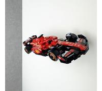 Brick Nest Wall Mount Compatible with Lego F1 Speed Champions Race car Formula one Display Stand (1 Wall Mount)
