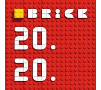 BRICK NOTE BRICK: The 20x20 Noteblock (Red) - Heavy Duty Building Block Themed Journal, 800 Pages