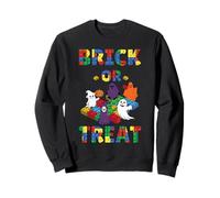 Brick Or Treat Brick Master Builder Funny Kids Halloween Sweatshirt