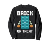 Brick Or Treat Brick Master Builder Toy Block Halloween Sweatshirt