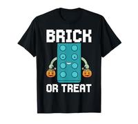 Brick Or Treat Brick Master Builder Toy Block Halloween T-Shirt