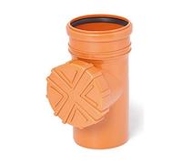 Brick Orange 110mm Gutter Downpipe Leaf Guard Strainer Basket Filter Cleaner