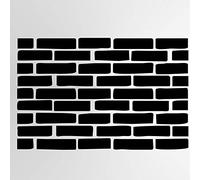 Brick Pattern Damask Modern Reusable Stencil A3 A4 A5 and Larger Art Wall Decor / Modern5 (Mylar Reusable Stencil, S Size - 70 x 100 cm, 27.6 x 39.4 in)