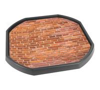 Brick Pattern Vinyl Tuff Tray Insert - 60 x 60 cm - For Mini Tuff Spot Tuff Tray