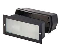 Brick: recessed Spotlight for Outdoor E27 - Black, IS720