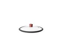 Brick red GLASS COVER Ø28cm "COOK&COLOR"