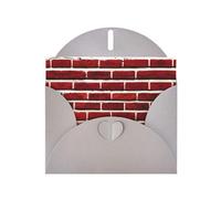 Brick Red Stone print Greeting Cards - Thank-You Cards Party Invitation Cards for Festive Celebrations