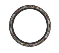 Brick Red Stone Print Universal Anti-Slip Steering Wheel Cover, Breathable Neoprene Protector For Car & Suv