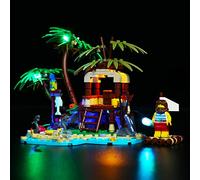Brick Shine GC Light kit for Lego Ray The Castaway 40566 (Lego Set is not Included) (Classic)