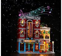 Brick Shine Light kit for Lego Jazz Club 10312 (Lego Set is not Included) (Music Version)