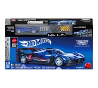 Mattel Brick Shop Hot Wheels Speed Series Building Set, Cadillac Project GTP Hypercar with 236 Pieces, Realistic Details and Custom Decals, Adult Collectors and Kids Ages 10+, JFR89