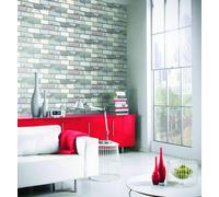 Arthouse Wallpaper Industrial Brick Feel, loft-Style Living or Contemporary Spaces, Feature Wall, Textured Finish, Brick Work Feel