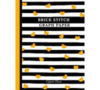 Brick Stitch Graph Paper Cylinder Beads: Brick Stitch Beading Pattern Book to Create your own Beadwork Patterns