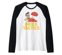 Brick Tactics Masonry Humor for Creative Builders Raglan Baseball Tee