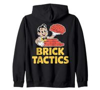 Brick Tactics Masonry Humor For Creative Builders Zip Hoodie