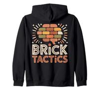 Brick Tactics Masonry Humor For Creative Builders Zip Hoodie