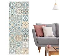 Brick Tile Stickers, Shell and Embroidery Tiles, Self-Adhesive Simulation Tile Stickers, Coloured Wall Stickers, 24 Pieces, Home Decoration, Waterproof Wallpaper, Removable PVC Sounds for