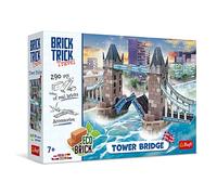Brick Trick 61606, 290 Building Blocks, London, UK, EKO Bricks, Reusable, Creative Set for Children from 7 Years, Puzzle, Travel: Tower Bridge
