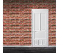 Brick Wall Castle Backdrop & Scene Setter, 4 ft. Tall x 32 ft. Long Medieval Grey Stone/Brick Background - Birthday, Halloween & Theme Party Decoration Supplies - Rooms, Photo Booth & Stage (1)