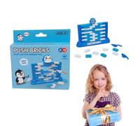 Brick Wall Game - Interactive Educational Stacking Blocks,Brick Wall Balance Game | for Children Develop Skill Family Play Home Kindergarten Tabletop Classroom