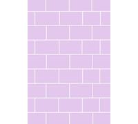 Brick Wall Pattern Notebook. Purple Edition. 6 x 9 with 100 lined pages. Ideal for working, drawing and jotting down fun ideas! Both kids and adults are able to use this fun notebook!