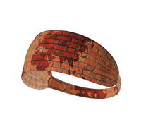 Brick Wall World Atlas Map Pattern Women Men Headband Elastic Hair Band Quick-Dry Sweat Bands For Cycling Running Basketball