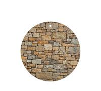 Brick Yellow Stone Wall Printing 10 Pcs Air Freshener Cards,Car Scented Hanging Sheets Air Freshener Set For Car Decoration
