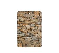 Brick Yellow Stone Wall Printing 10 Pcs Air Freshener Cards,Car Scented Hanging Sheets Air Freshener Set For Car Decoration