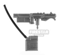 BrickArms Minifigure Firearm HLC-2 Heavy Laser Cannon GUNMETAL