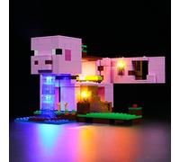 BrickBling Age 15+ LED Light Set for Lego 21170 Minecraft The Pig House Building (DIY Decorative Lighting for Creative Toy)