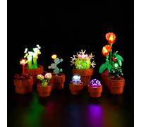 BrickBling Led Light Set for Lego 10329 Tiny Plants (No Lego), Decoration Lighting Set for Lego Tiny Plants Botanical Collection