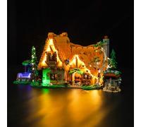 BrickBling Led Light Set for Lego 43242 Snow White and The Seven Dwarfs' Cottage (No Lego), Decoration Lighting Set - Standard Version, UK2-43242-P63801