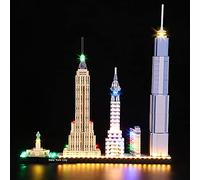 BrickBling LED Lighting for Lego 21028 Architecture New York City Collectible Kit, DIY Decoration Light Set