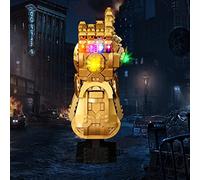 BrickBling LED Lighting for Lego 76191 Infinity Gauntlet Marvel Collection Kit (No Lego Model Included, Lights Only), DIY Lighting Kit for Marvel Infinity Glove, Decoration Light for 76191
