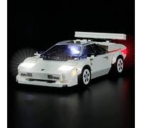 BrickBling LED Lighting for Lego 76908 Lamborghini Countach Speed Champions Collection Kit (No Lego Model Included, Decoration Lights Only), DIY Lighting Kit for Lamborghini 76908