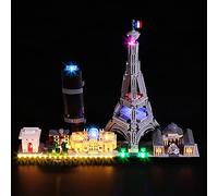BrickBling LED Lighting Set for Architecture - Compatible with Lego 21044, Decorative Lighting Set, Gift Ideas