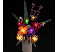 BrickBling LED Lighting Set for Lego 10280 Icons Bouquet (No Lego Model), LED Lighting Set for Lego Flower Bouquet 10280 Artificial Flowers, Unique Home Decor