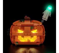 BrickBling Light Kit compatible with Lego 40872 Halloween Pumpkin Lantern | (No Model), Decoration Lighting Set, Easy Install, Stable Lights, Enhanced Display, Ideal Festival Gifts