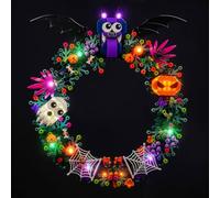 BrickBling Light Kit Compatible with Lego Halloween Wreath 40825 (No Model), Decoration Lighting Set Compatible with Lego 40825 Halloween Wreath Creative Toys