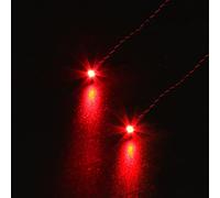 BrickBling Red LED Light Kit (2 x 15 cm) for DIY/MOC, Light Emitting Diode, Compatible with Lego and Other Major Brands