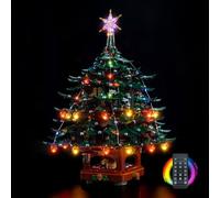 BrickBling Remote Control Light Kit Compatible with Lego Family Christmas Tree Decoration 41843 (No Model), Colorful Decoration Lighting Set Compatible with Lego Family Christmas Tree Decoration