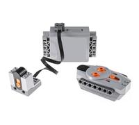 BrickBounty 3 Pcs Remote Control Kit Technical Parts Compatible with Lego-Motor, MOC Control Function Power Functions for STEM Assembled Building Block