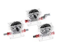 BrickBounty 3pcs 6588 Gearbox Technical Parts Power Functions Assembled STEM Building Block for MOC Buggy Sports Car