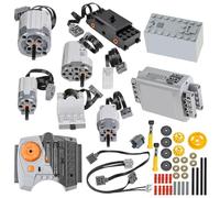 BrickBounty 48pcs Power Functions Motor Set, Motor Kit Technic Parts for STEM Assembled Building Block, Control Function Replace Part for MOC Bricks