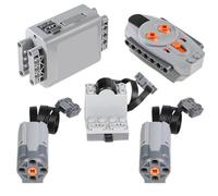 BrickBounty 5 Pcs Motor Set Power Functions Compatible with Lego-Motor, Motor Kit Technical Parts for STEM Assembled Building Block, Control Function for MOC Bricks