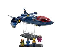 Brickcessories Display Stand Compatible with 76281 - X-Men X-Jet - Acrylic Display Stand - Set Not Included
